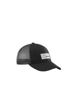 SALOMON CAP TRUCKER CURVED CAP BLACK/BLACK